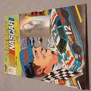 1990 Vortex Legends of NASCAR Bobby Allison Comic Book with Hologram